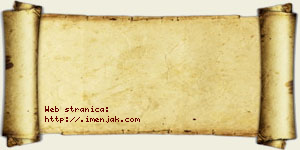 Jasmina Resavac vizit kartica